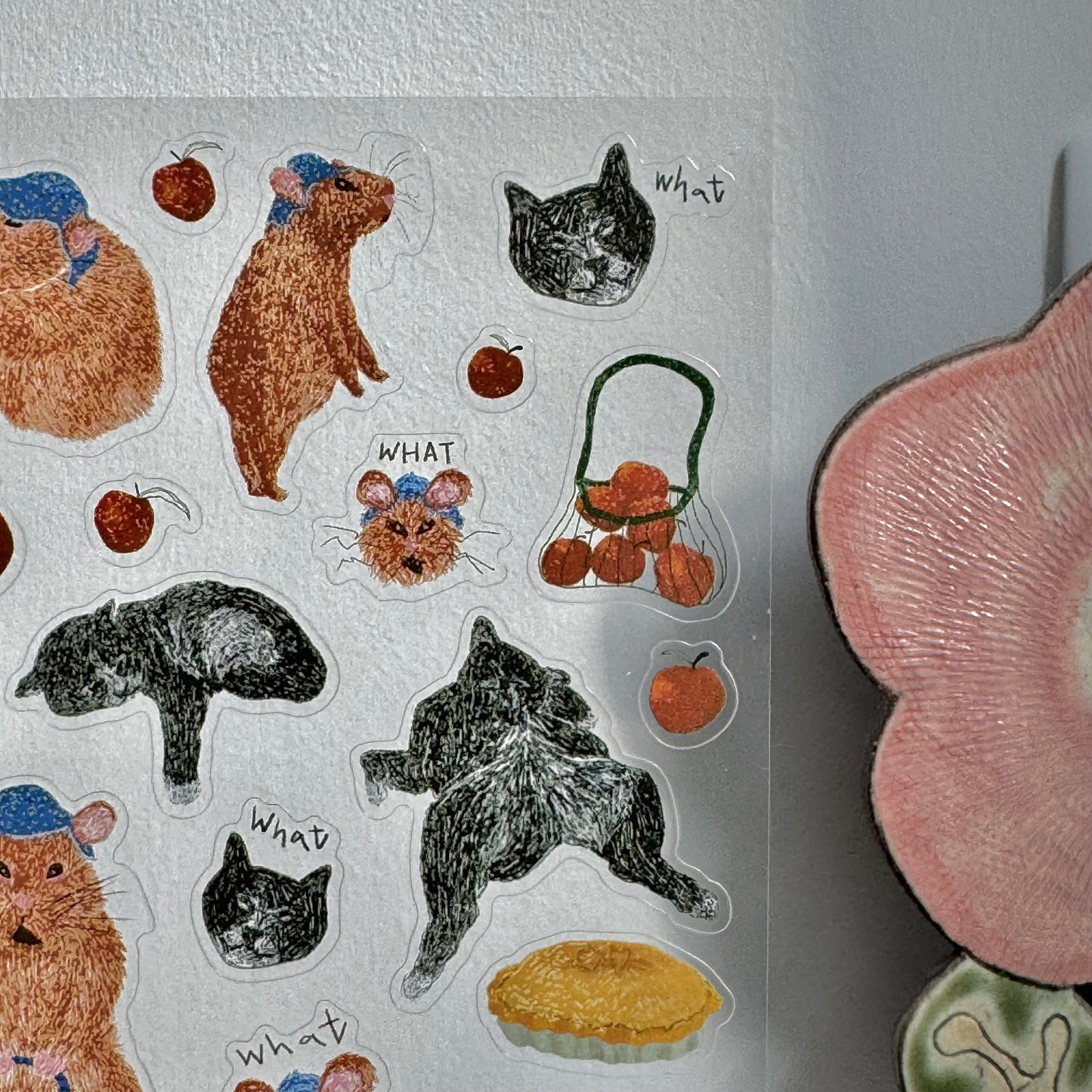 Transparent Textured Sticker Sheet
