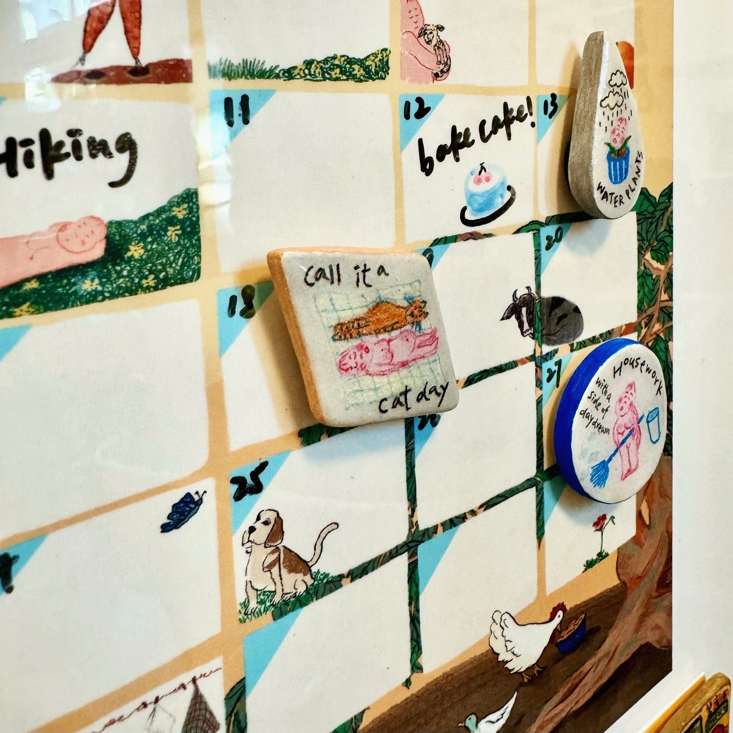 'Ordinary Life' Magnetic Monthly Calendar