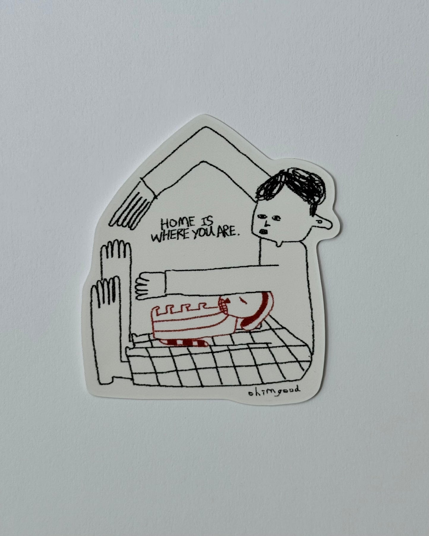 Vinyl Sticker - Home is where you are