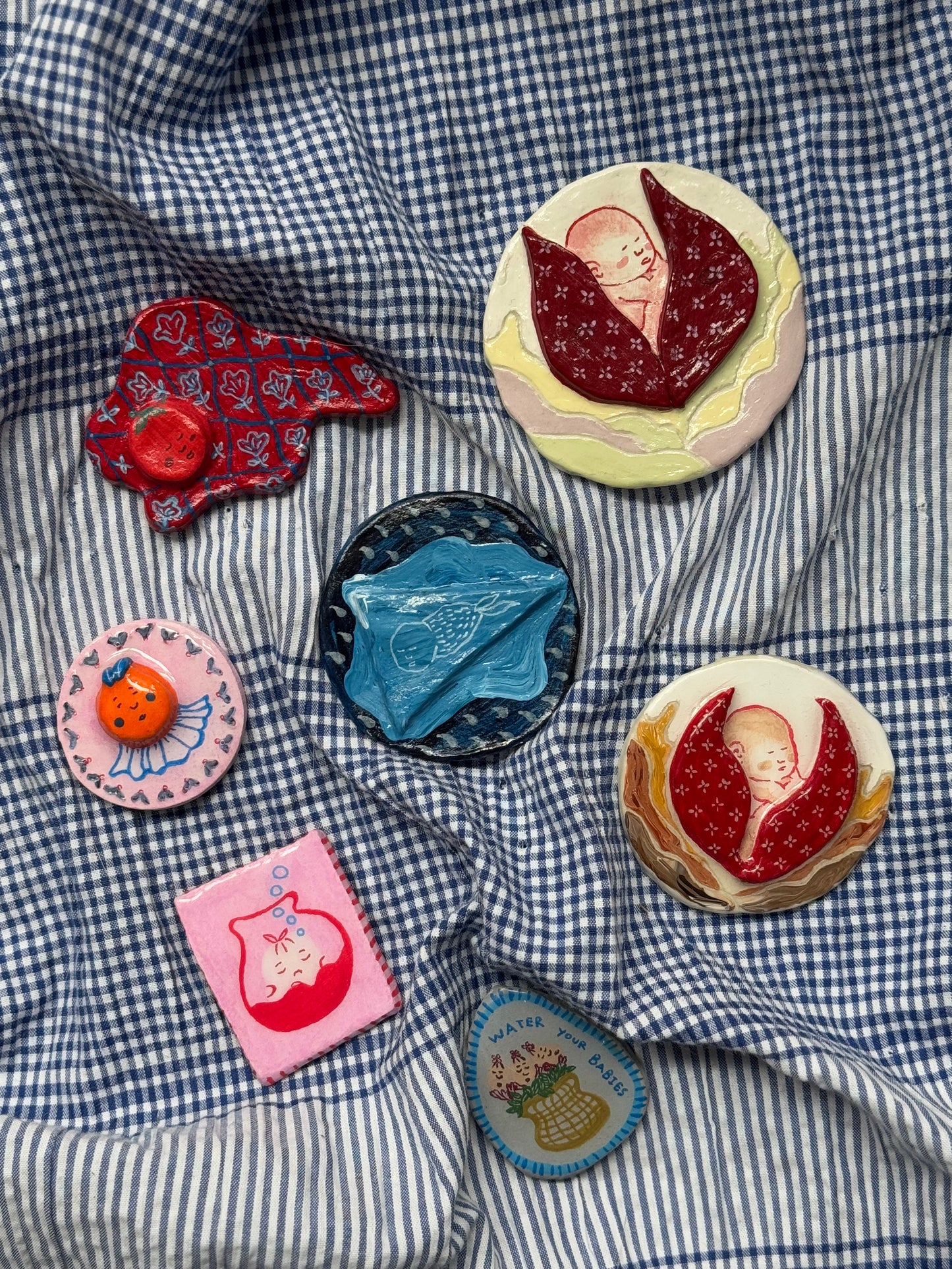 Handmade Baby Magnets