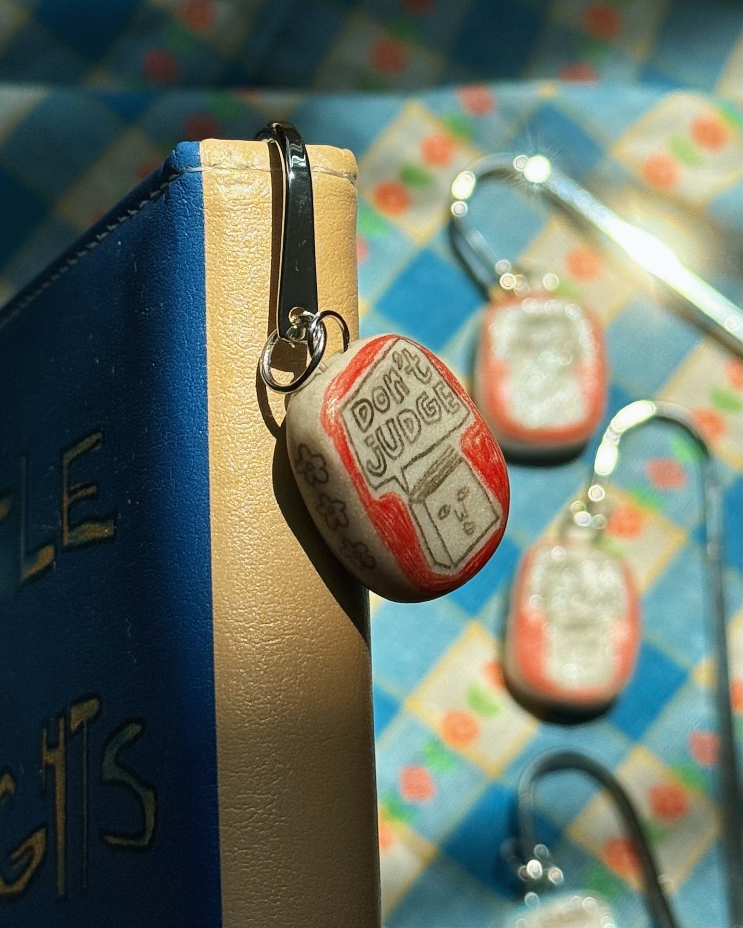 Hand drawn Clay Bookmark