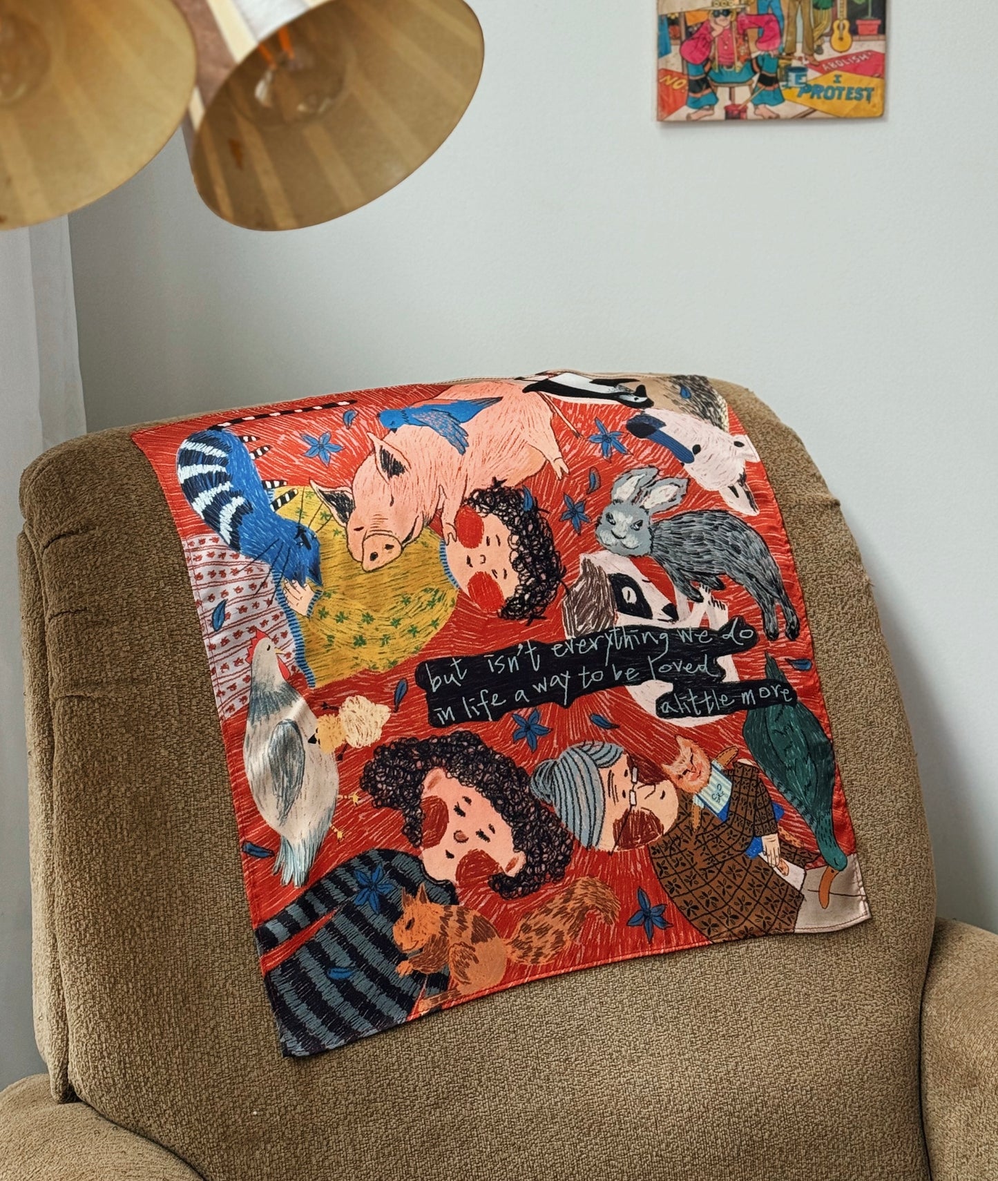 Scarf - but isn’t everything we do in life a way to be loved a little more’