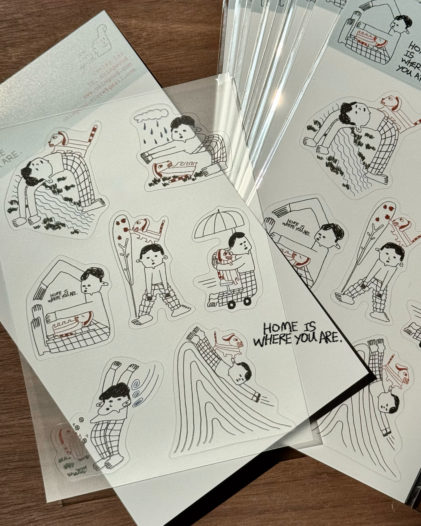 ‘Home Is Where You Are’ Sticker Sheet