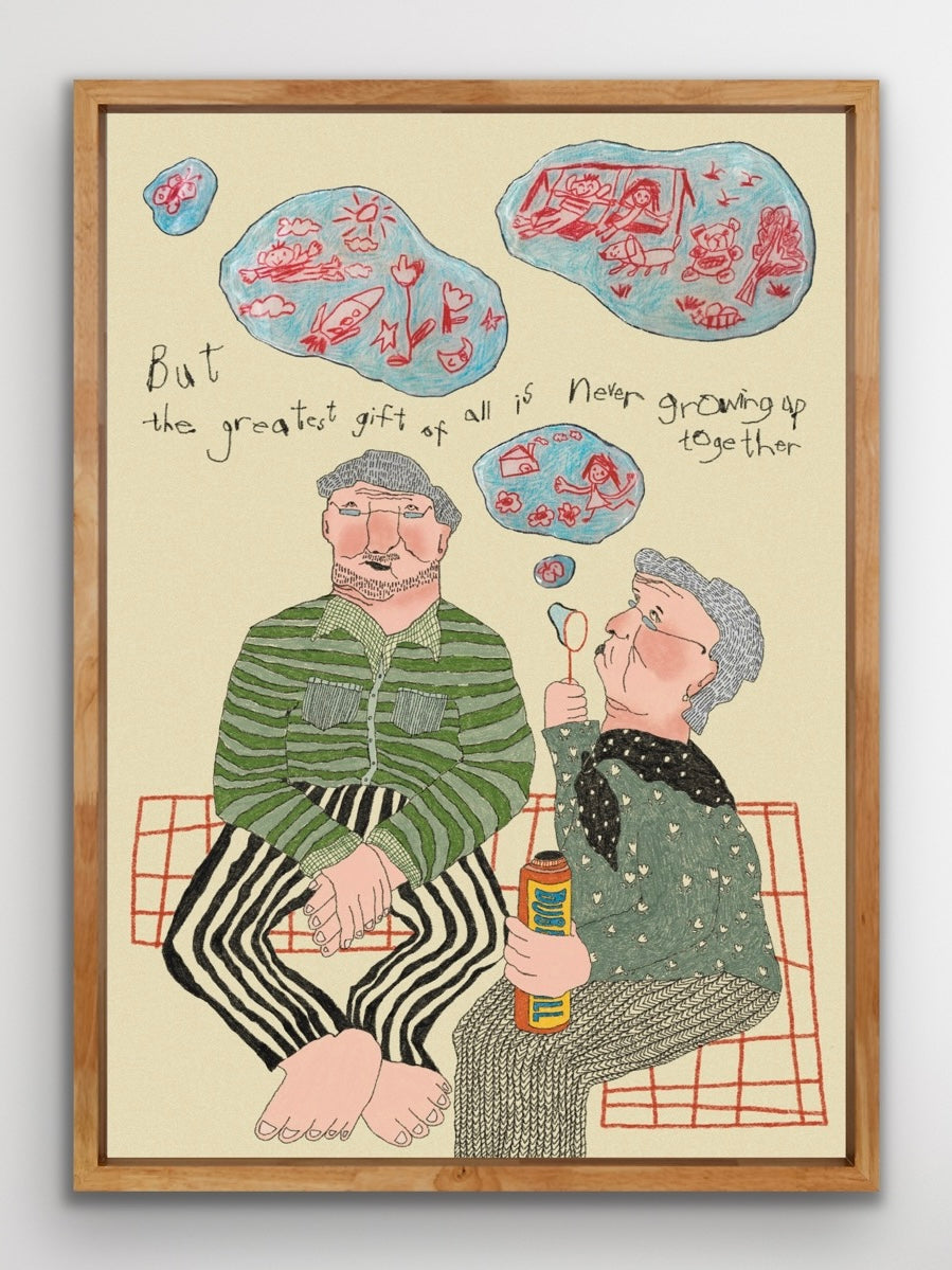 Print - Never Growing Up Together