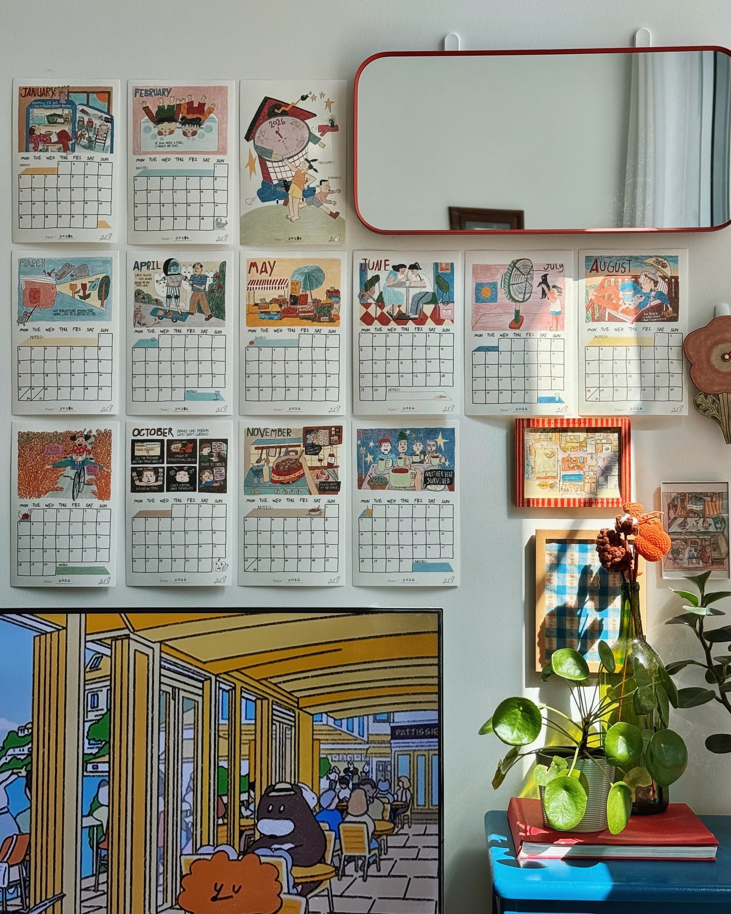 (WS) 2026 Monthly Calendar