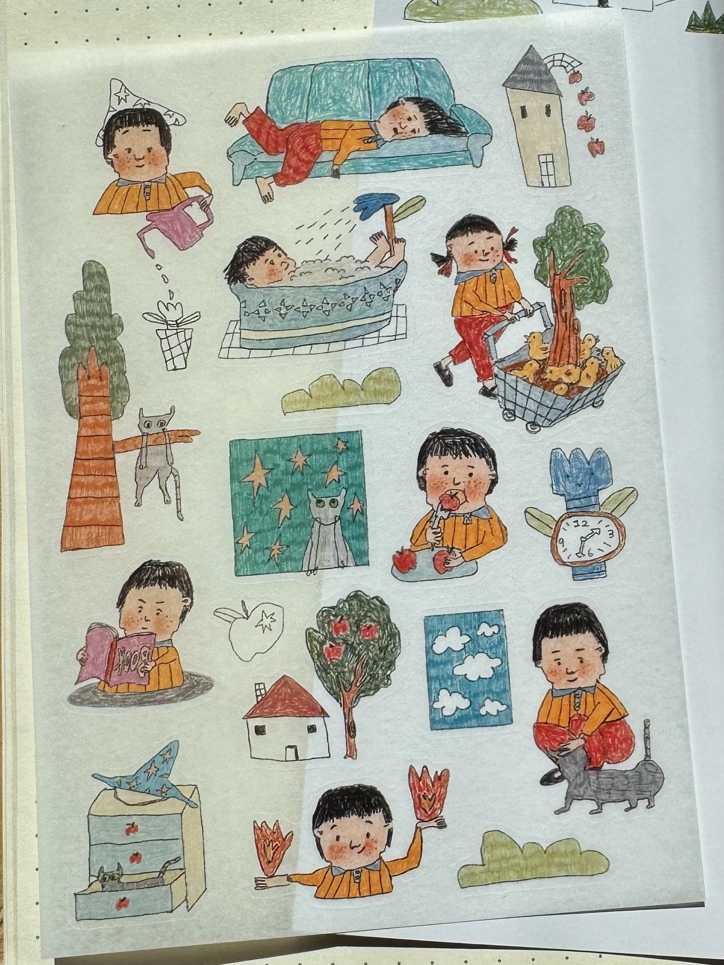 ‘The Ordinary Days’ Washi Sticker Sheet