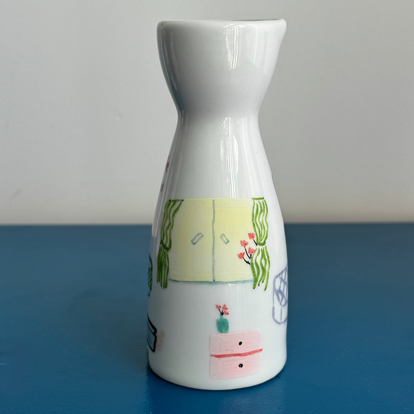 ‘Where Life Happens’ Hand-drawn Vase - Housework