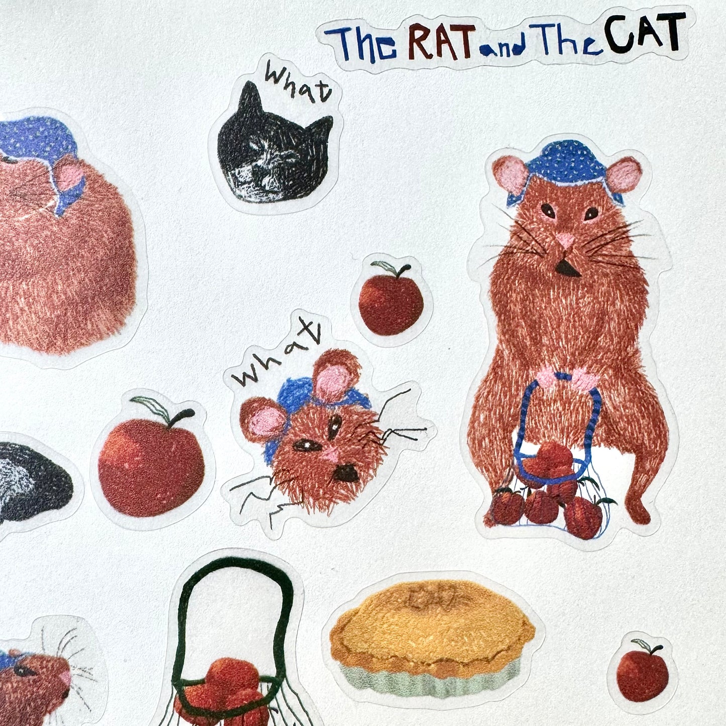 Transparent Textured Sticker Sheet