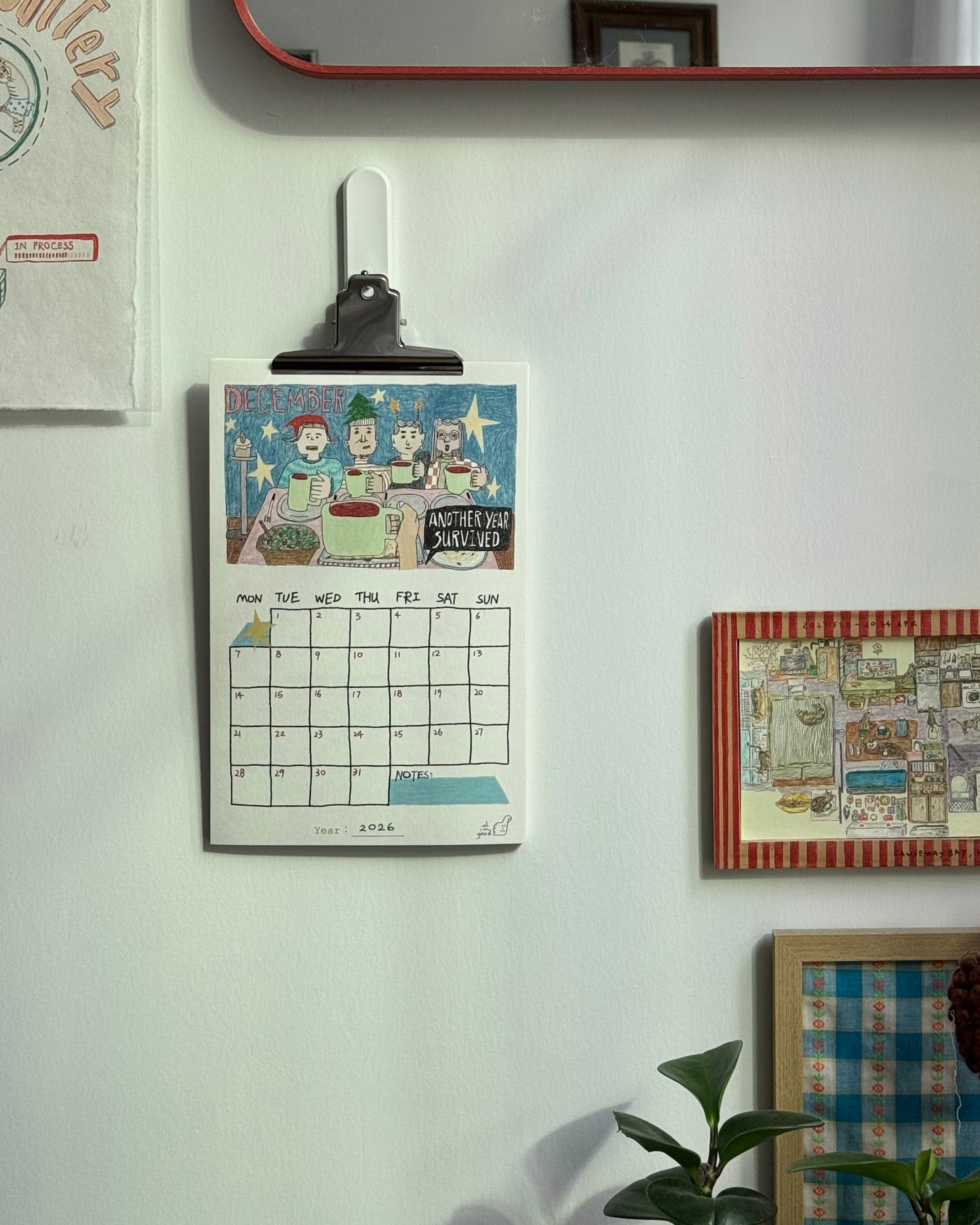 (WS) 2026 Monthly Calendar