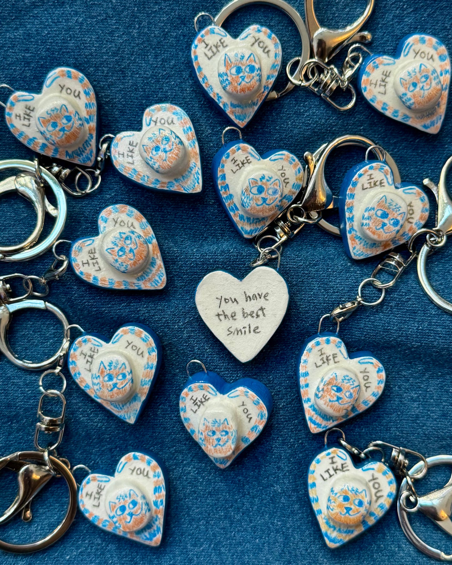 ‘I like you. You have the best smile.’ Keychain