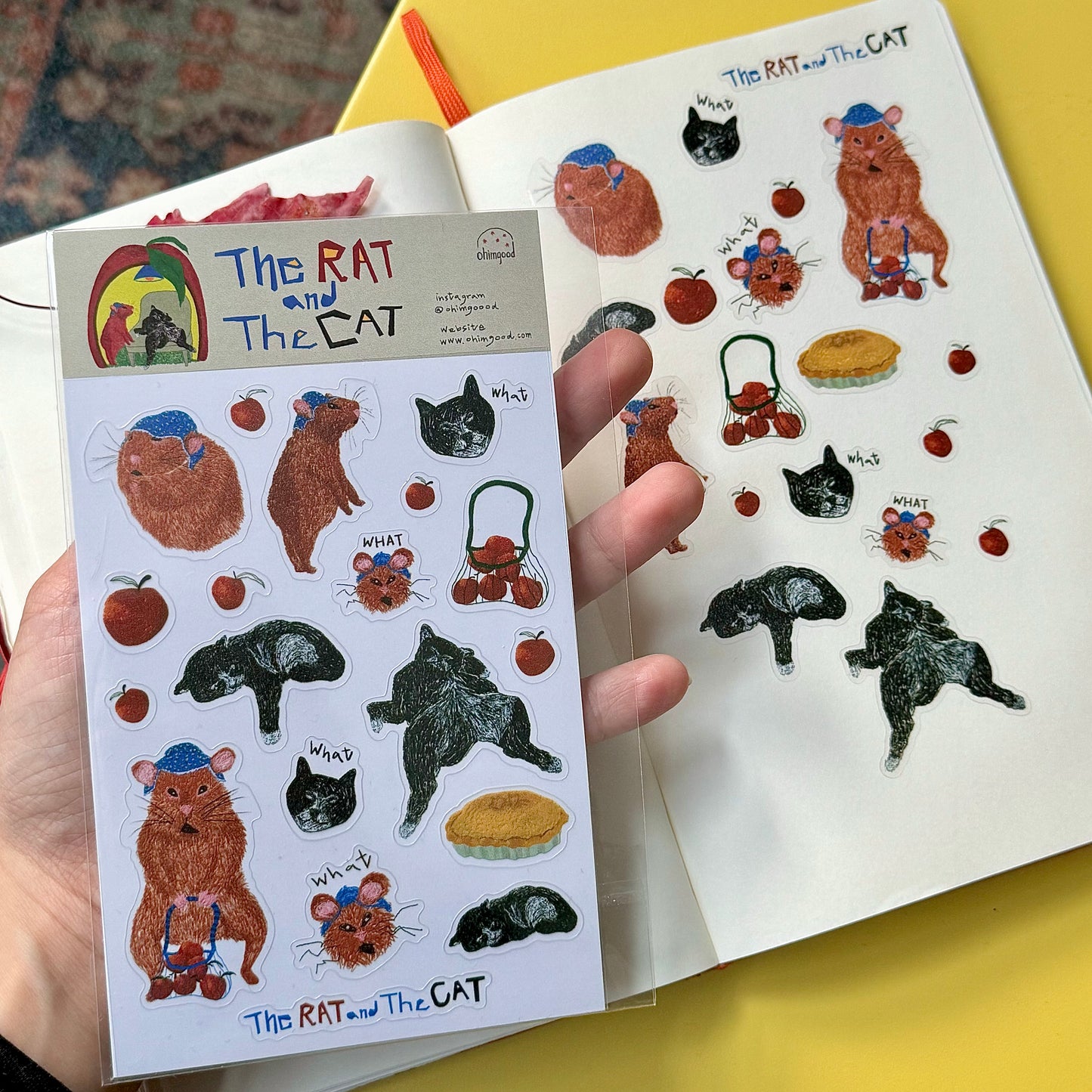 Transparent Textured Sticker Sheet