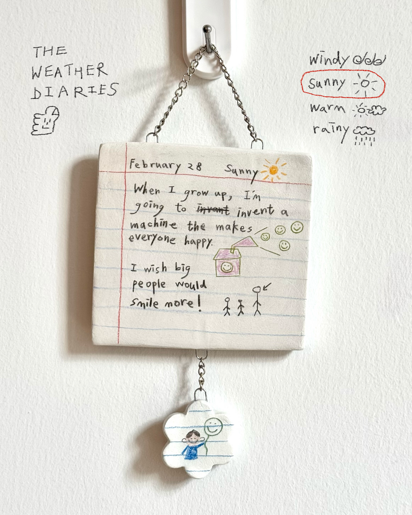‘The Weather Diaries’ Clay Hanging