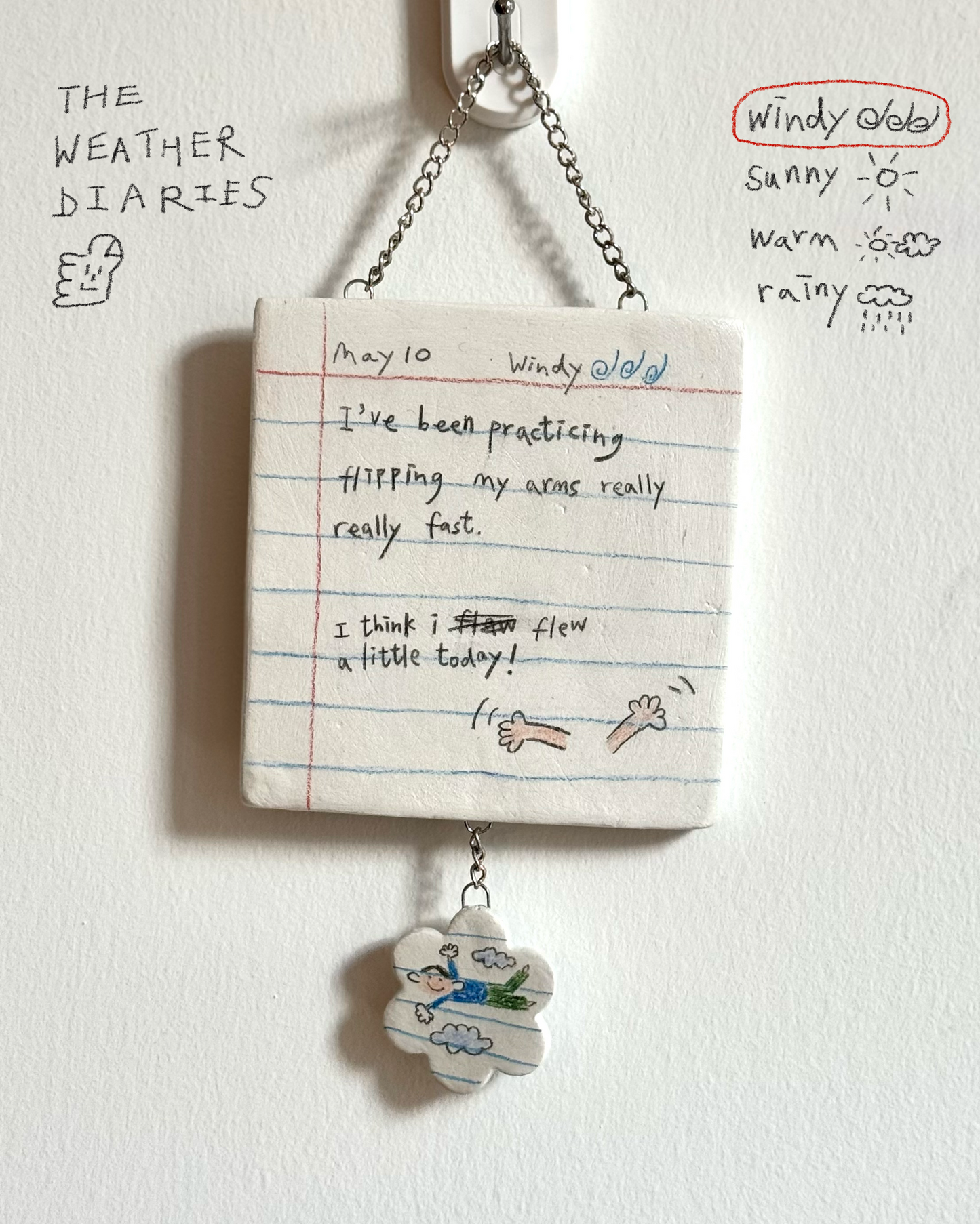 ‘The Weather Diaries’ Clay Hanging
