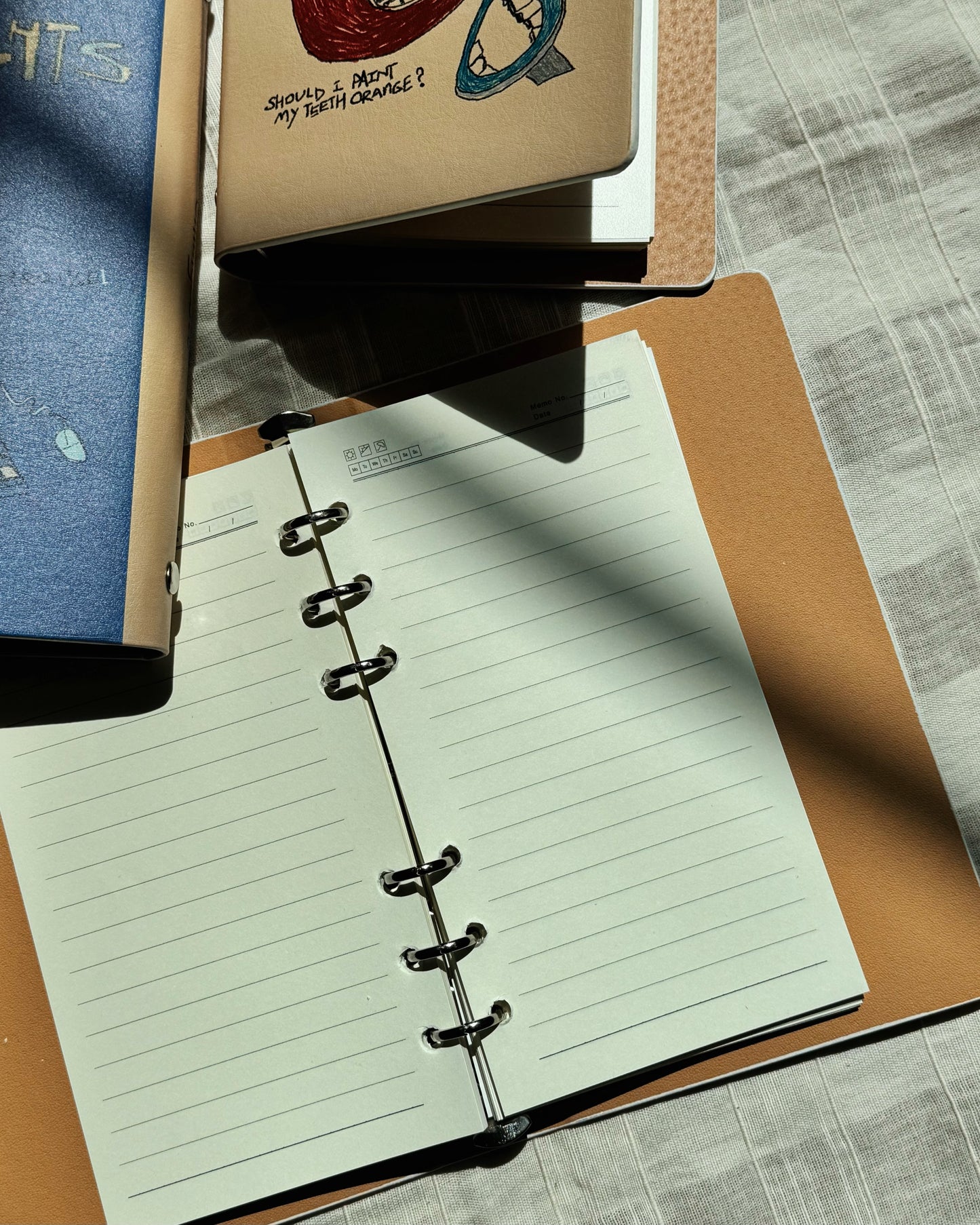 Vegan Leather Binder Notebook