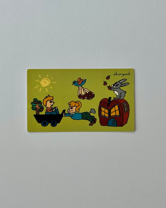 Vinyl Sticker - Apple Village