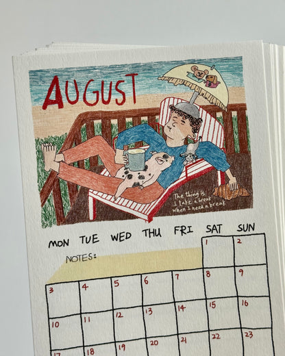(WS) 2026 Monthly Calendar