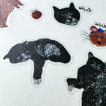 Transparent Textured Sticker Sheet