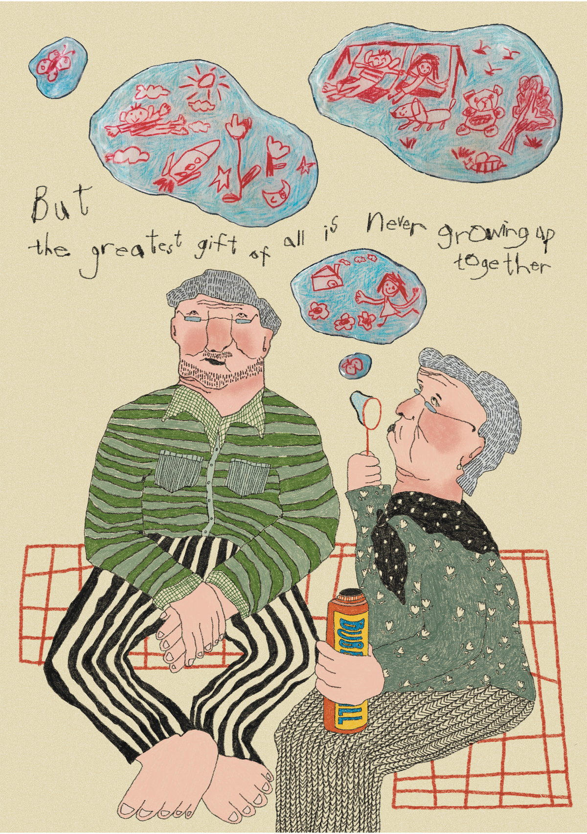 Print - Never Growing Up Together