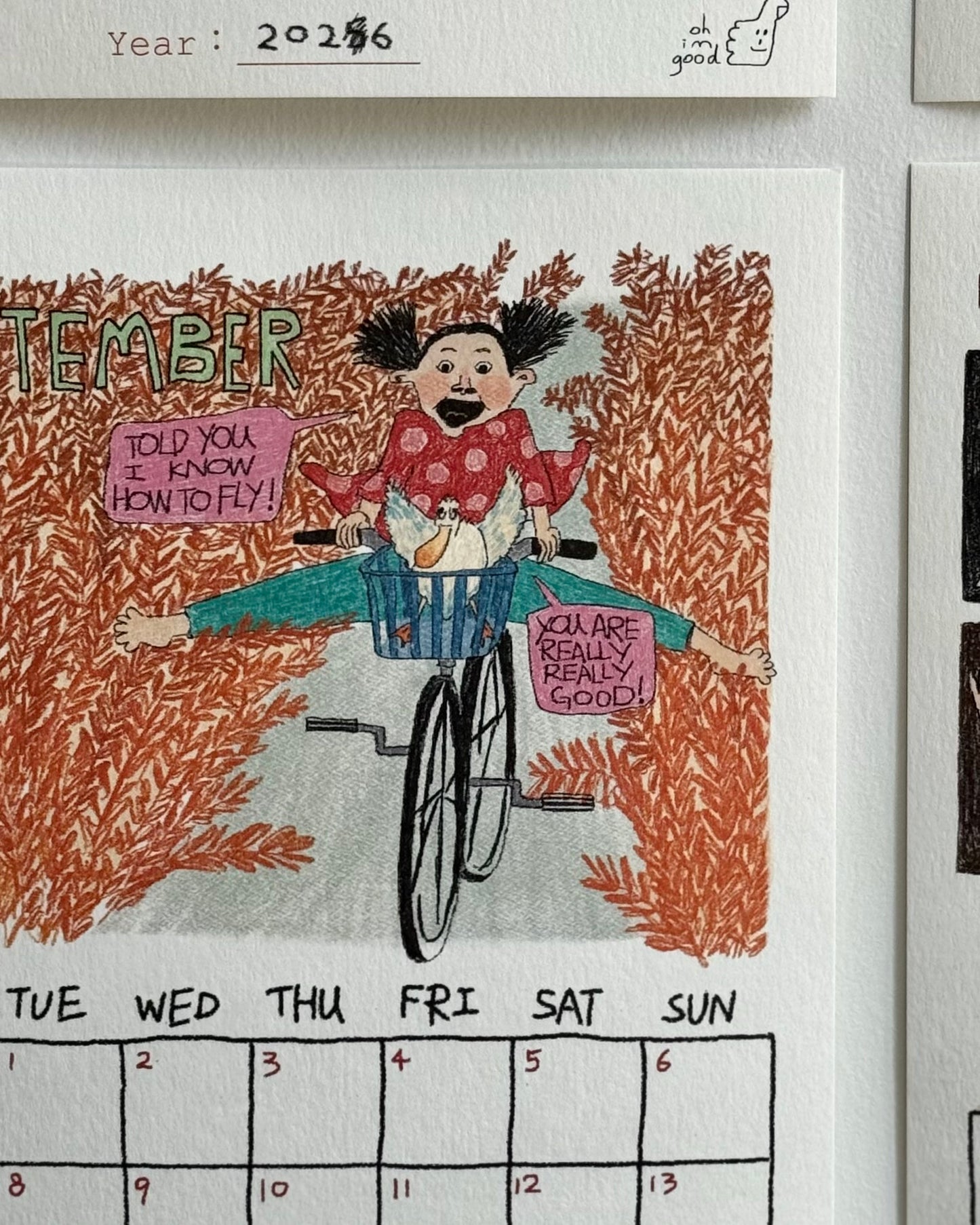 (WS) 2026 Monthly Calendar