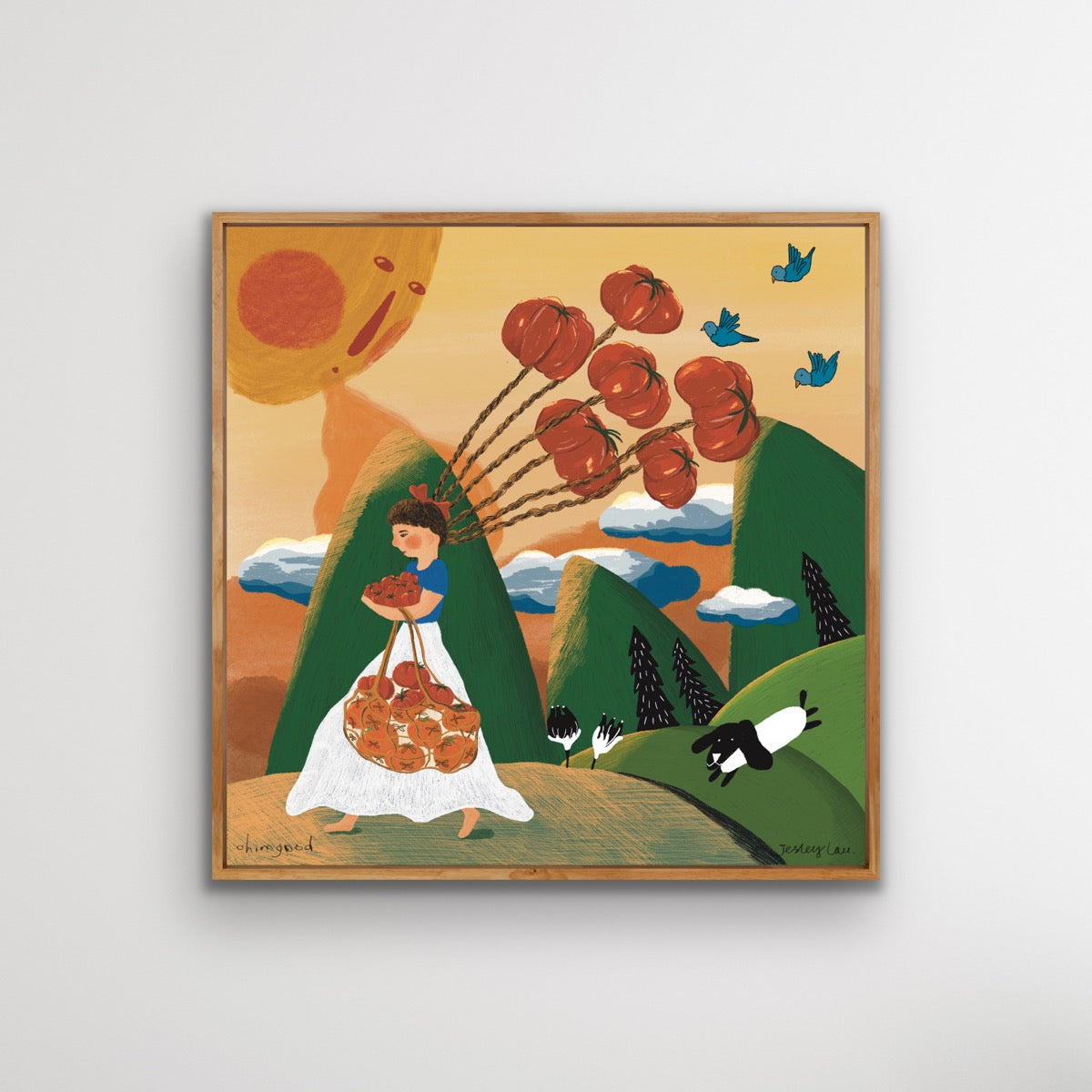 Print - The Tomato Girl