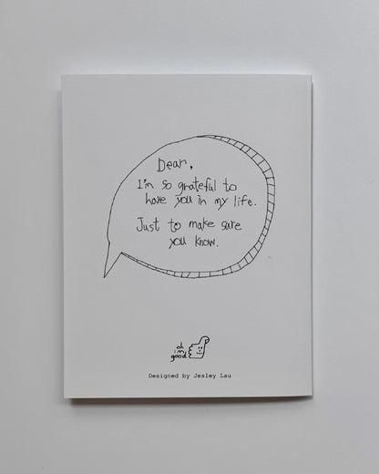 Greeting Card - I’m glad I met you