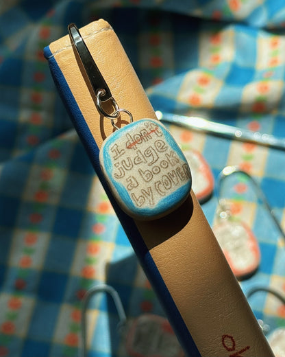 Hand drawn Clay Bookmark