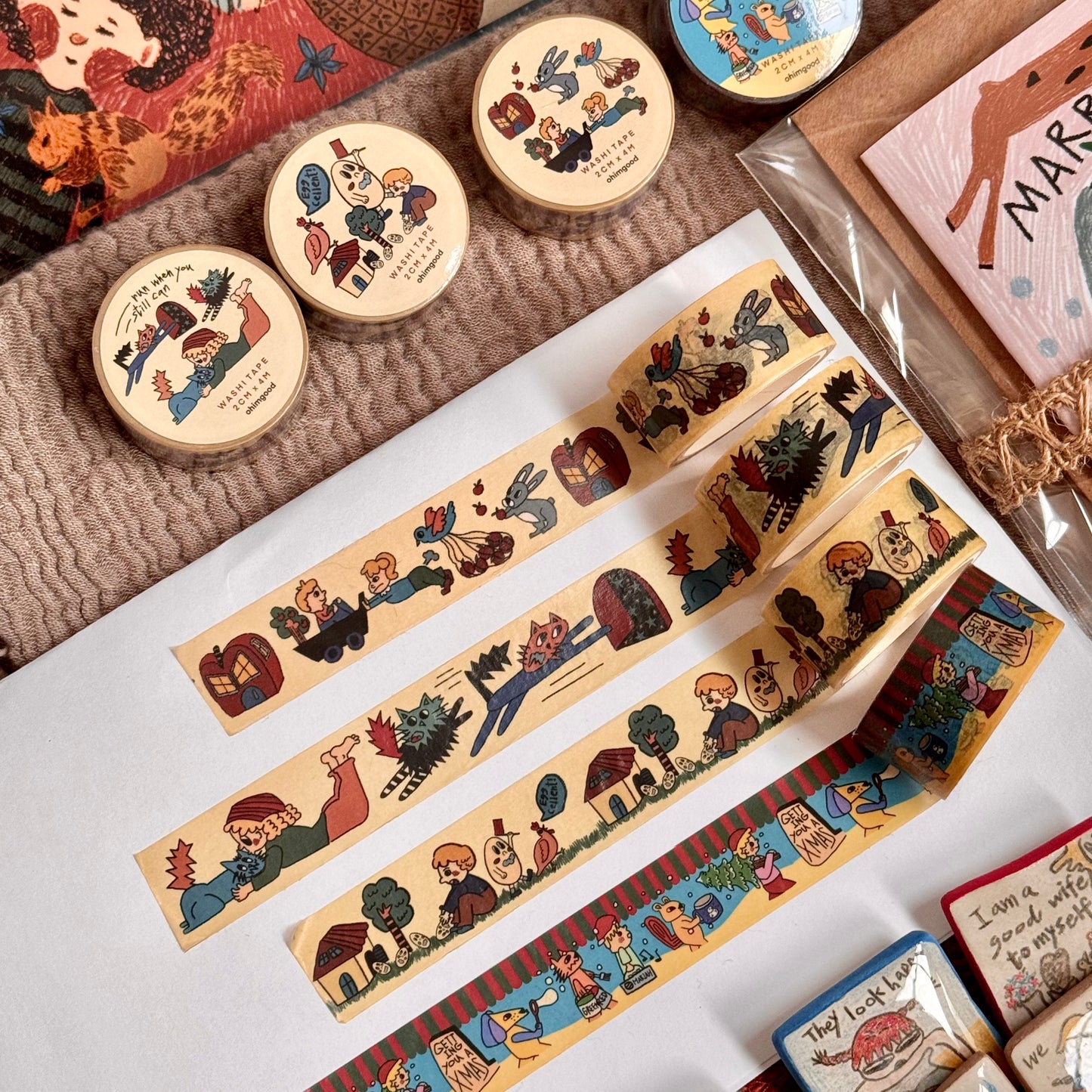 ‘The Apple Village’ Washi Tape