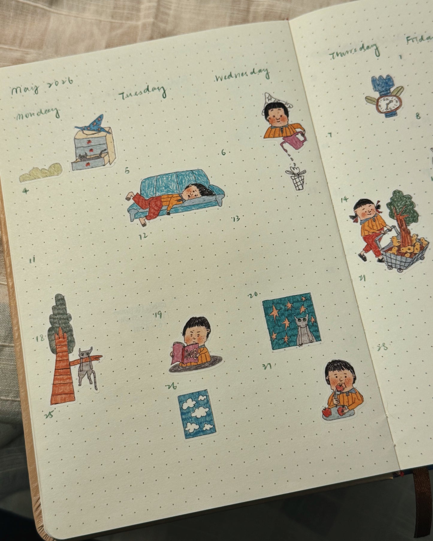‘The Ordinary Days’ Washi Sticker Sheet