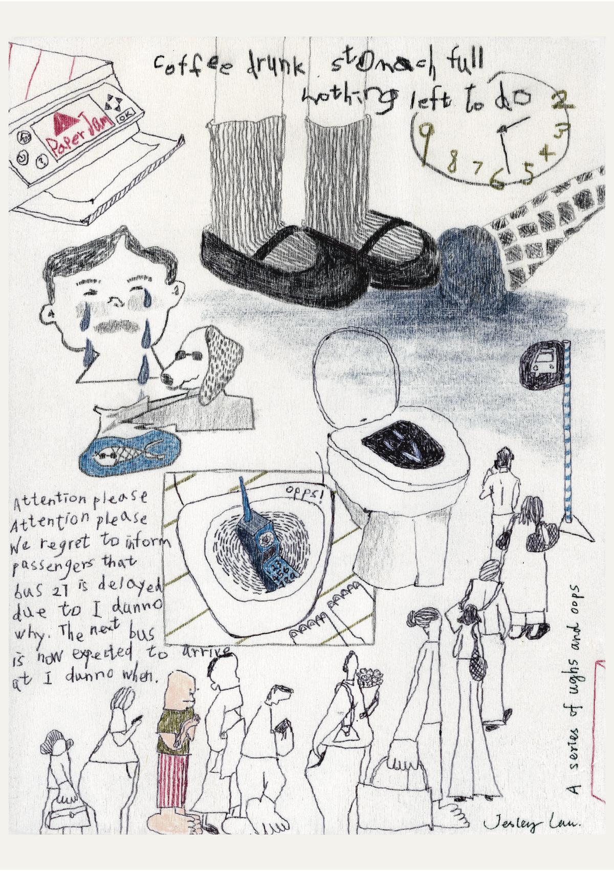 Print - A Series of oops and ughs
