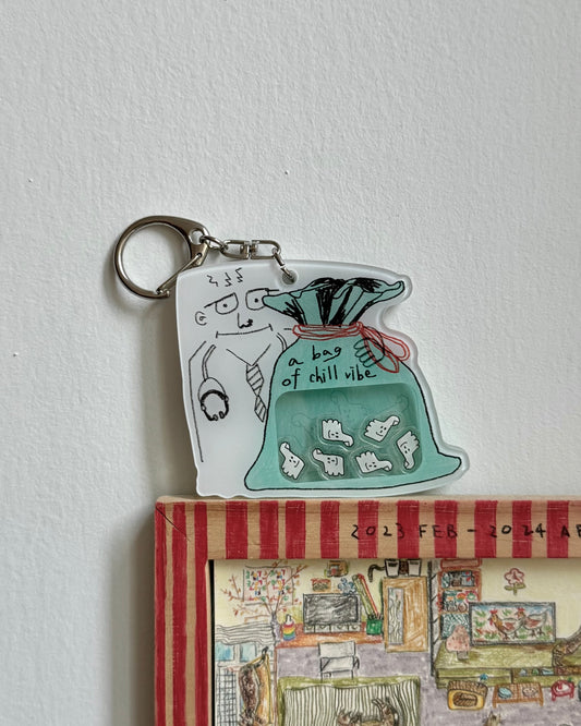 Shaker Keychain - A Bag of Chill Vibe