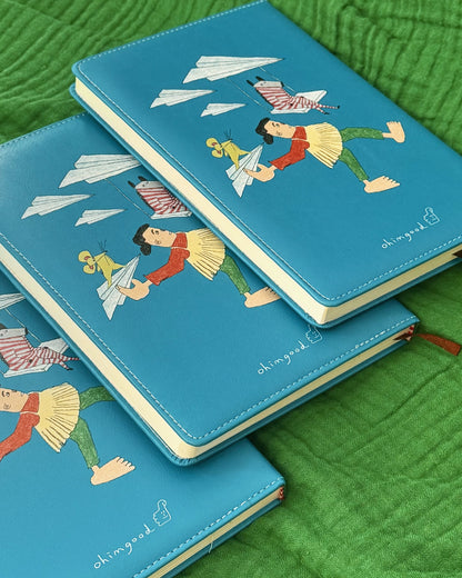 ‘Anyone can fly’ Cushion Cover Notebook