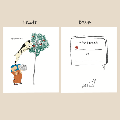 Greeting Card - I got your back
