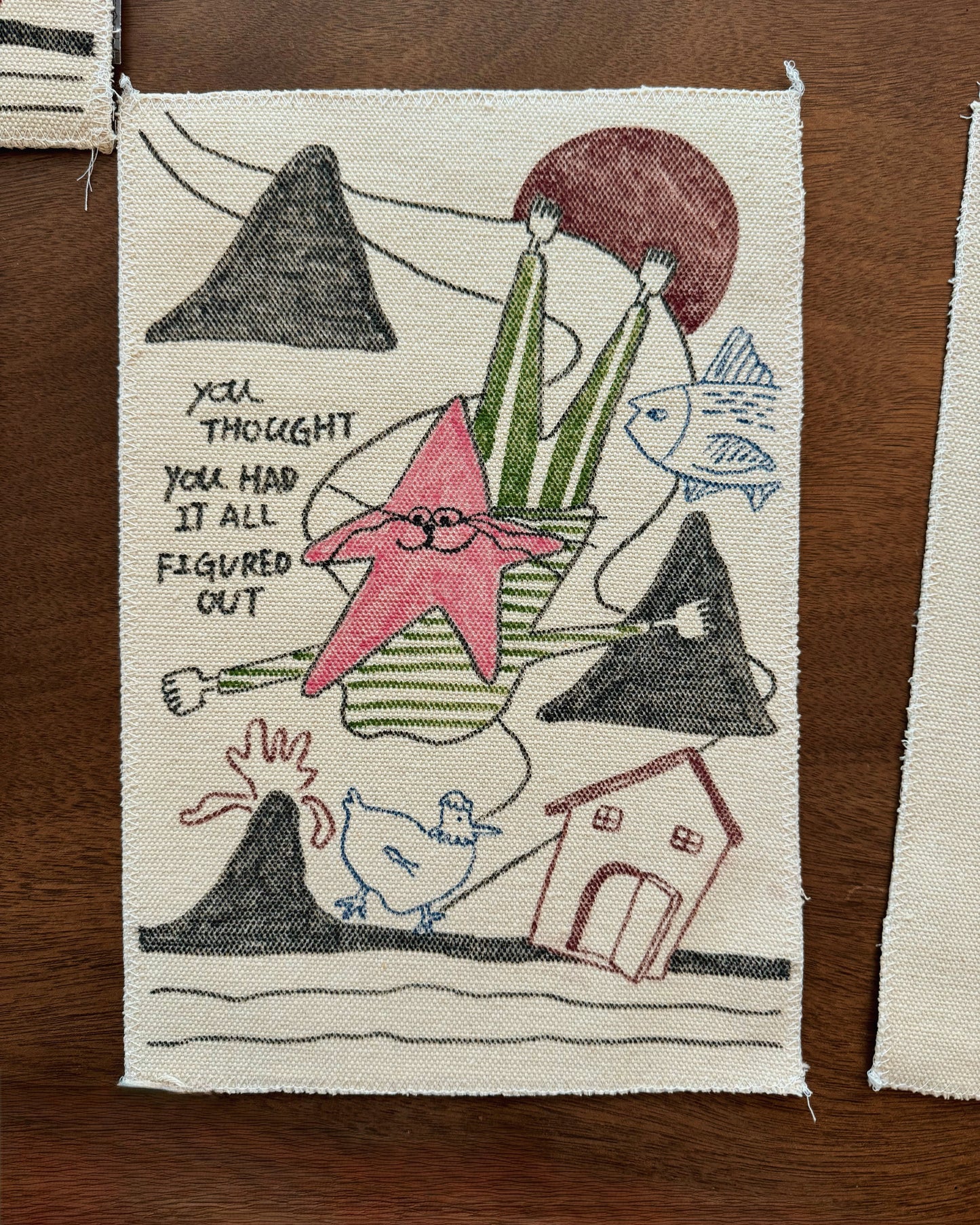 Signed & Numbered Fabric Original
