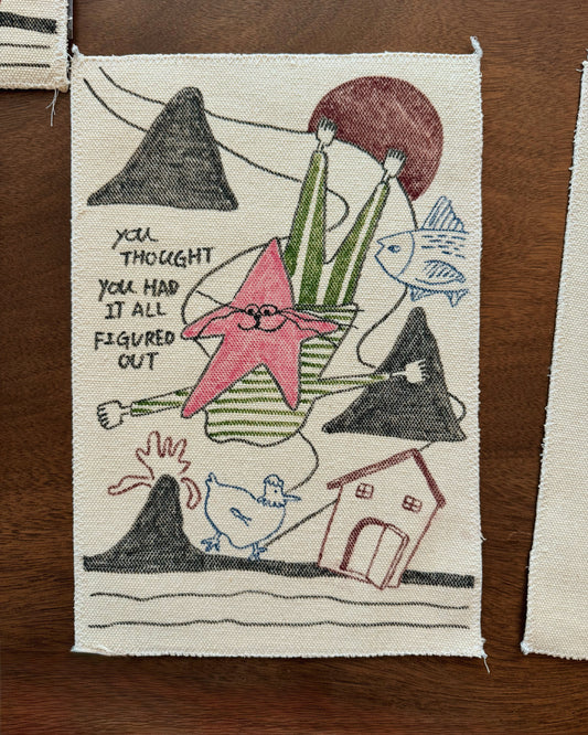 (WS) Signed & Numbered Fabric Original