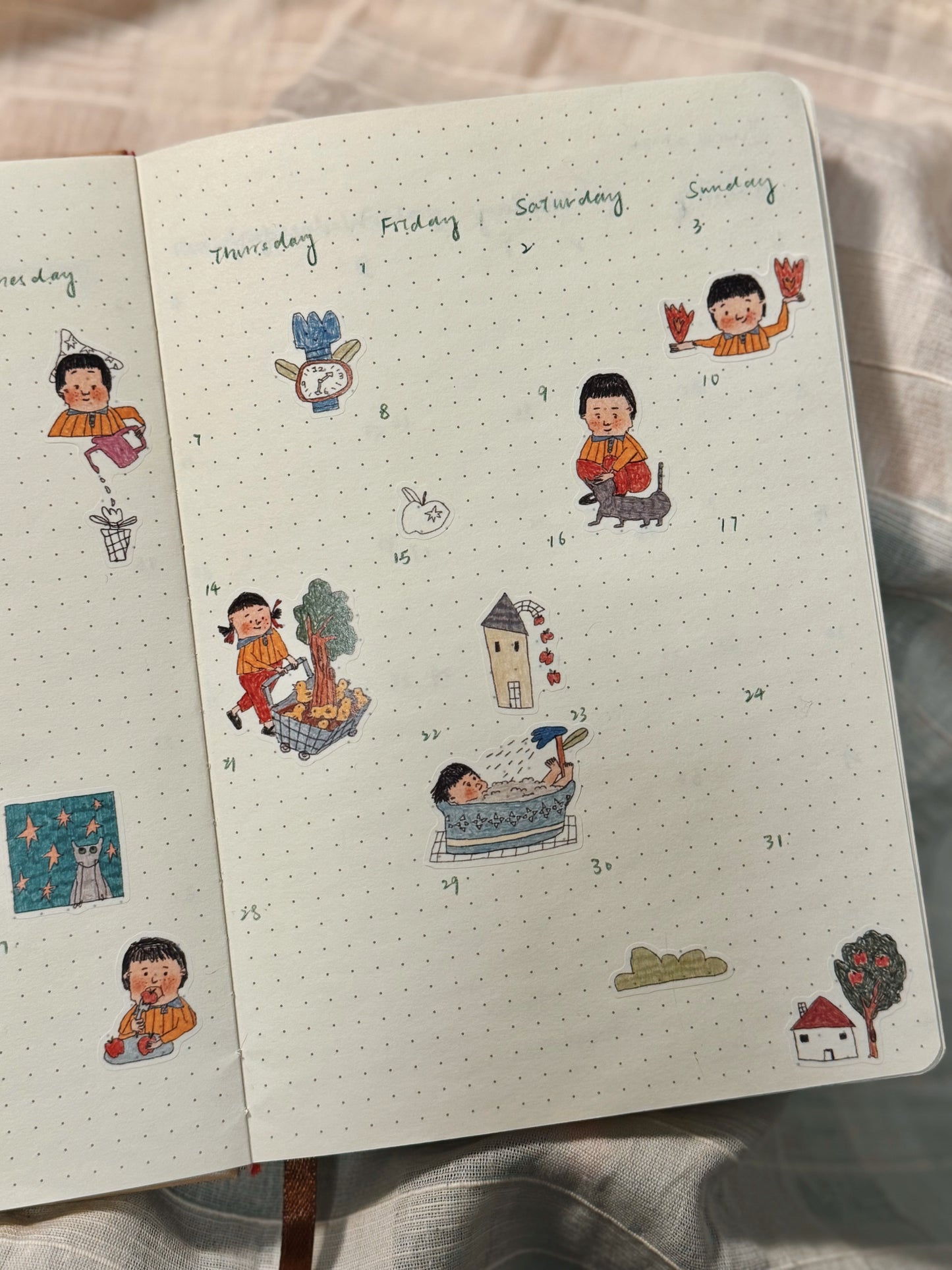 ‘The Ordinary Days’ Washi Sticker Sheet