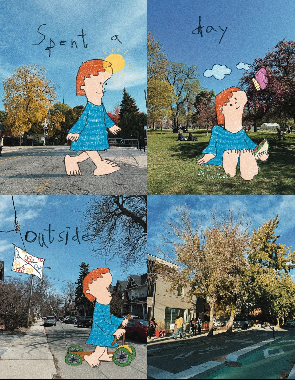 ‘Spent a day outside’ Washi Sticker Sheet