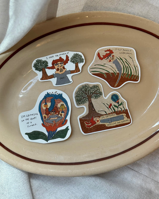 ‘I’m Part of the Nature’ Vinyl Sticker Set