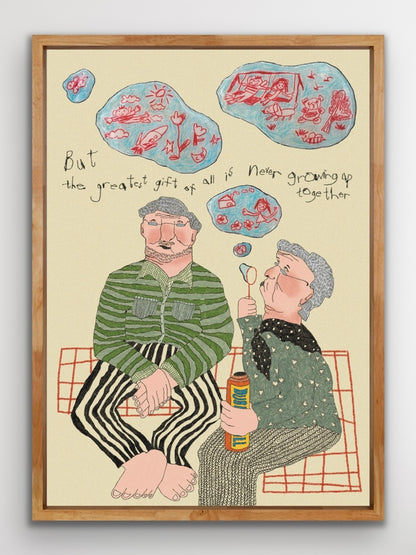 Print - Never Growing Up Together