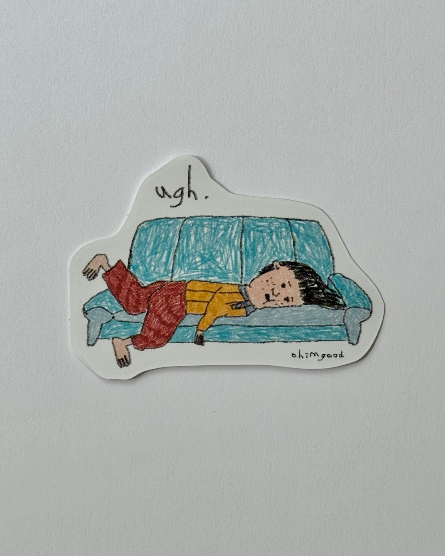 Vinyl Sticker - Ugh