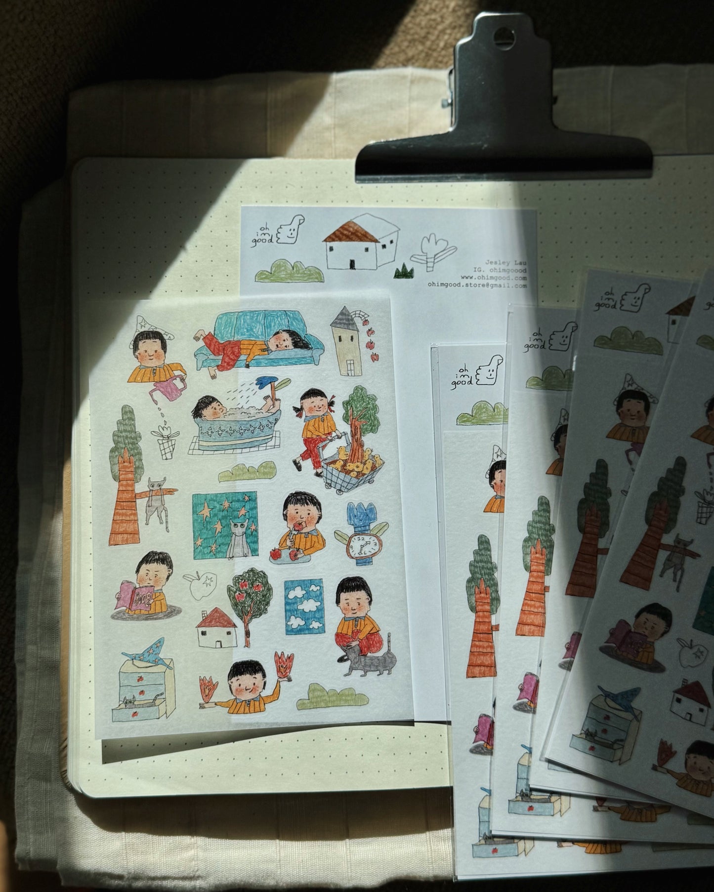 ‘The Ordinary Days’ Washi Sticker Sheet