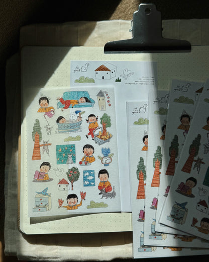 ‘The Ordinary Days’ Washi Sticker Sheet