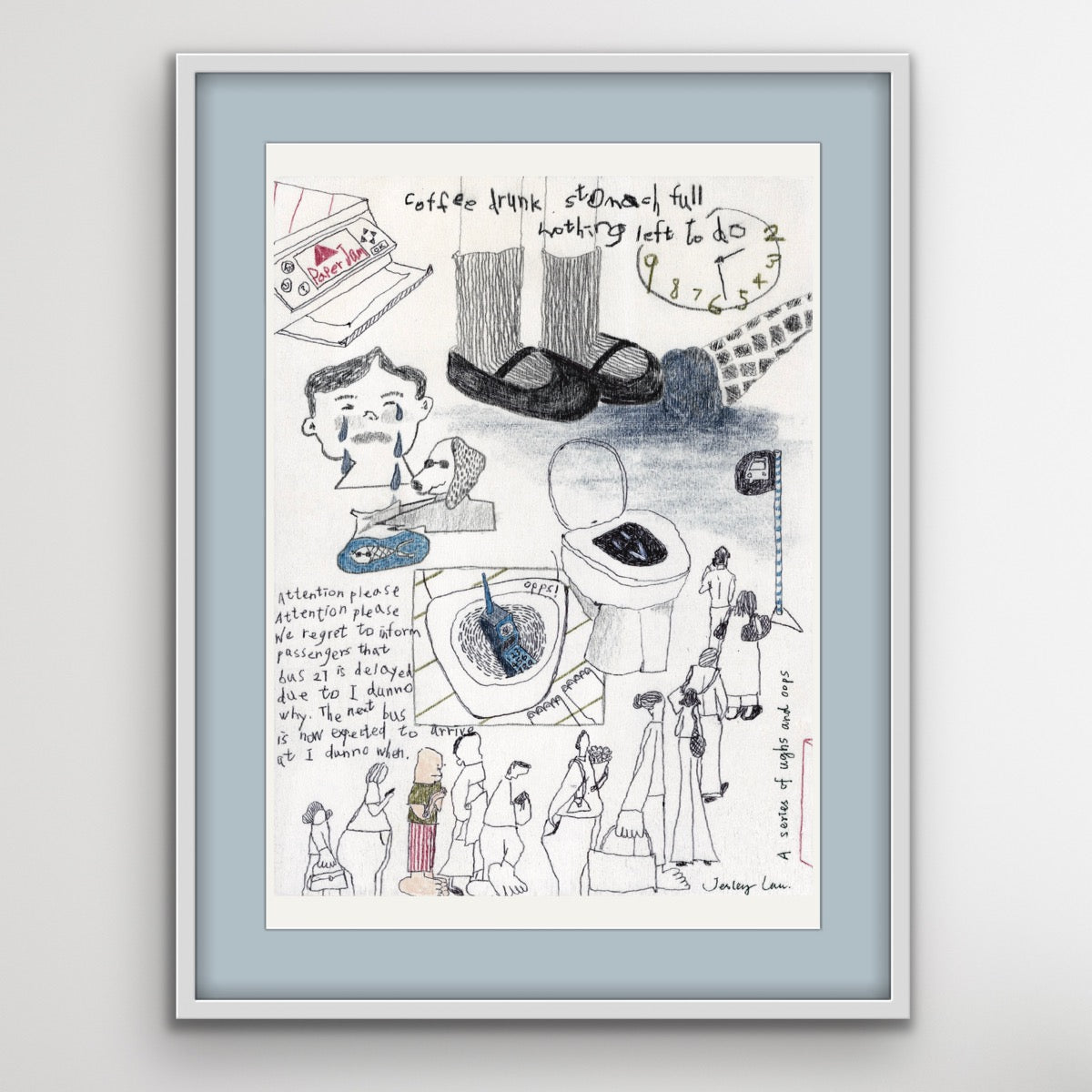 Print - A Series of oops and ughs