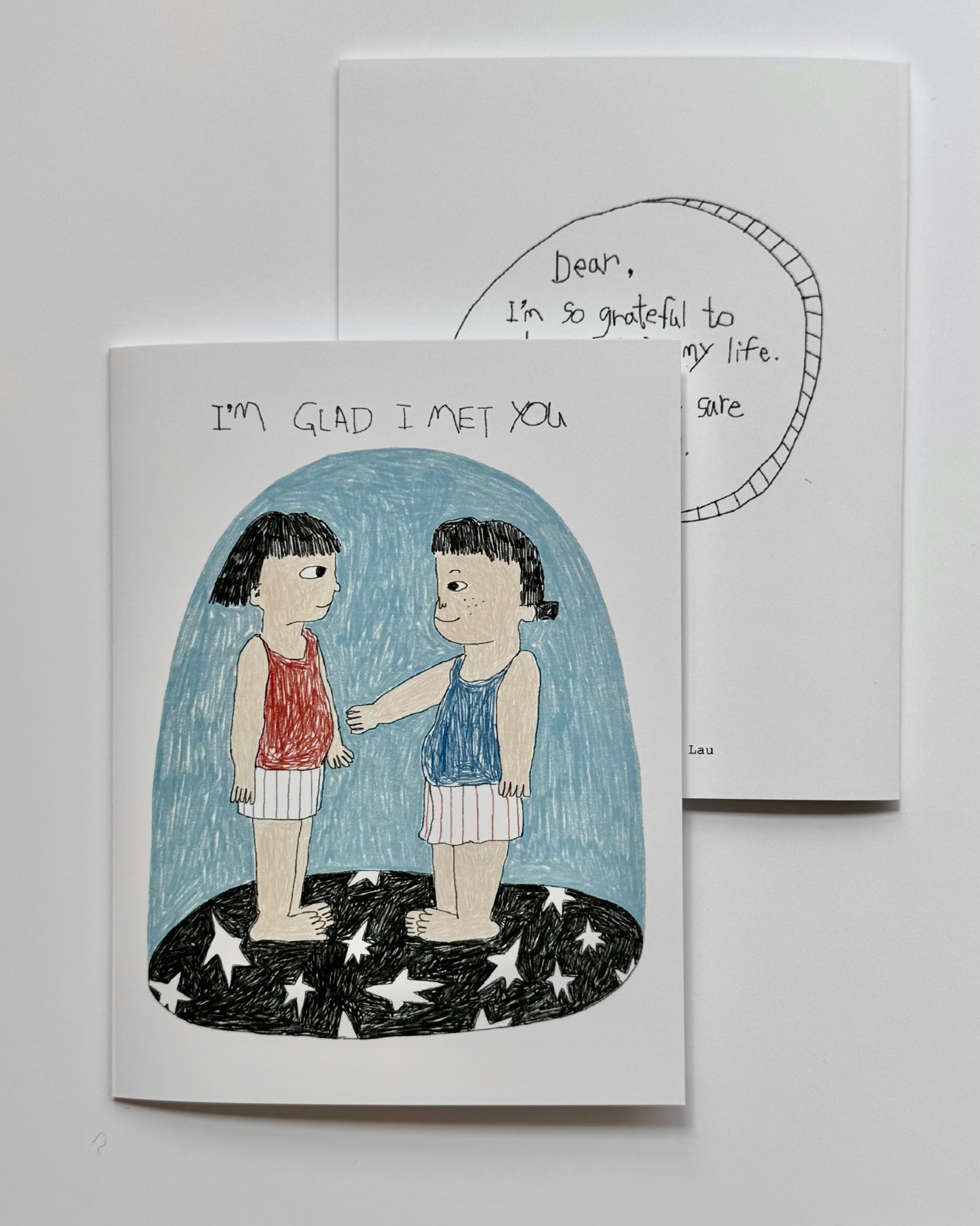 Greeting Card - I’m glad I met you