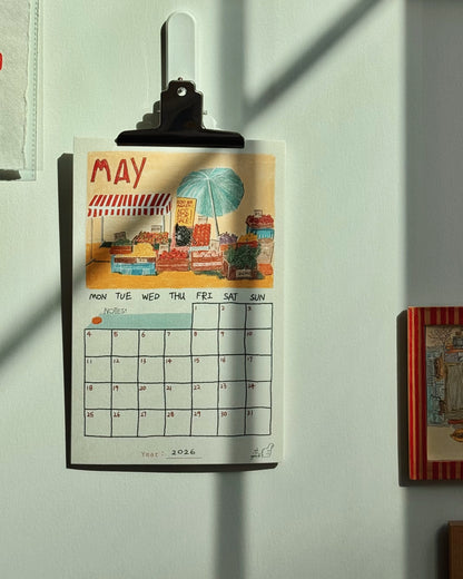 (WS) 2026 Monthly Calendar