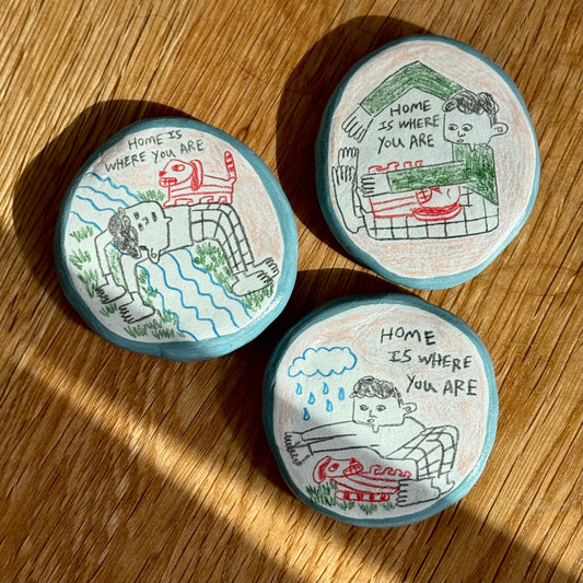 ‘Home Is Where You Are’ Magnet