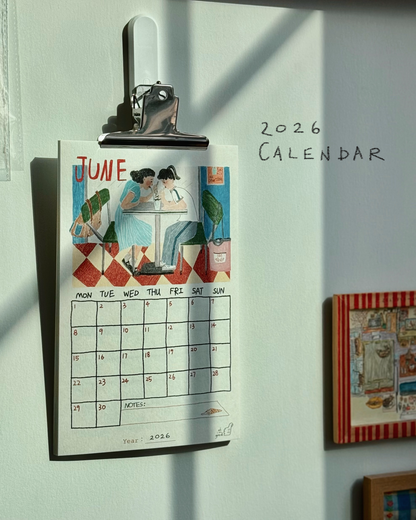 (WS) 2026 Monthly Calendar
