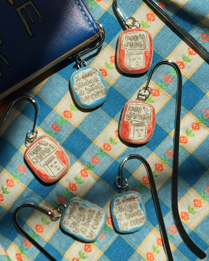 Hand drawn Clay Bookmark