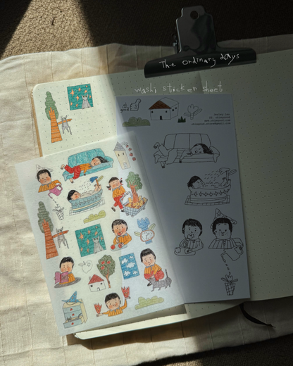 ‘The Ordinary Days’ Washi Sticker Sheet