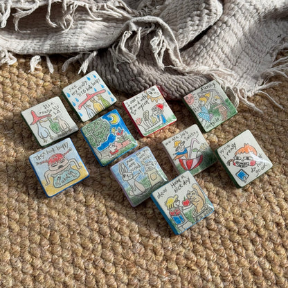 Handmade Clay Pins