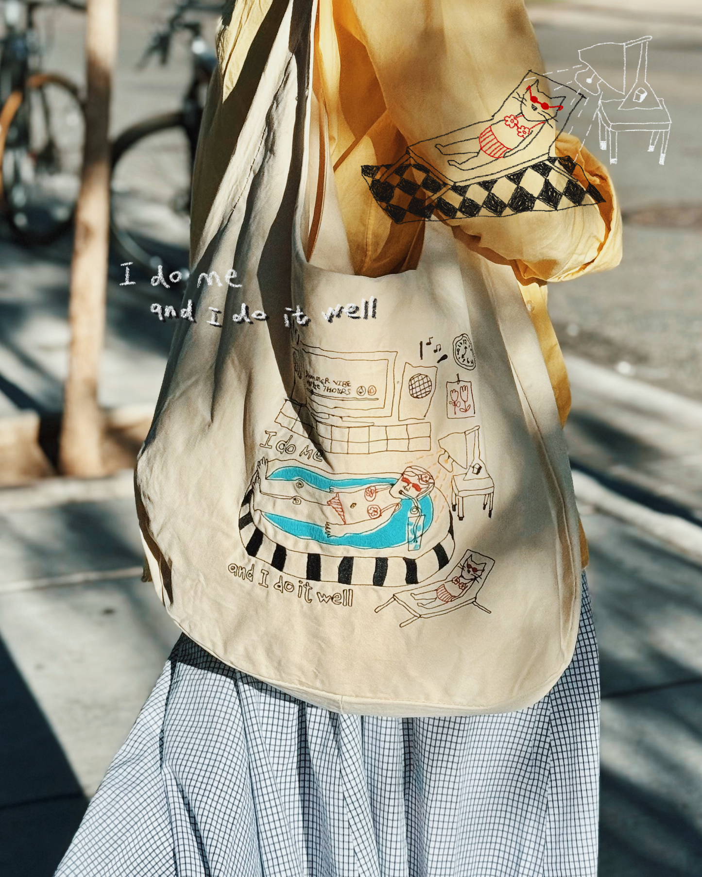 (WS) Embroidery Bag